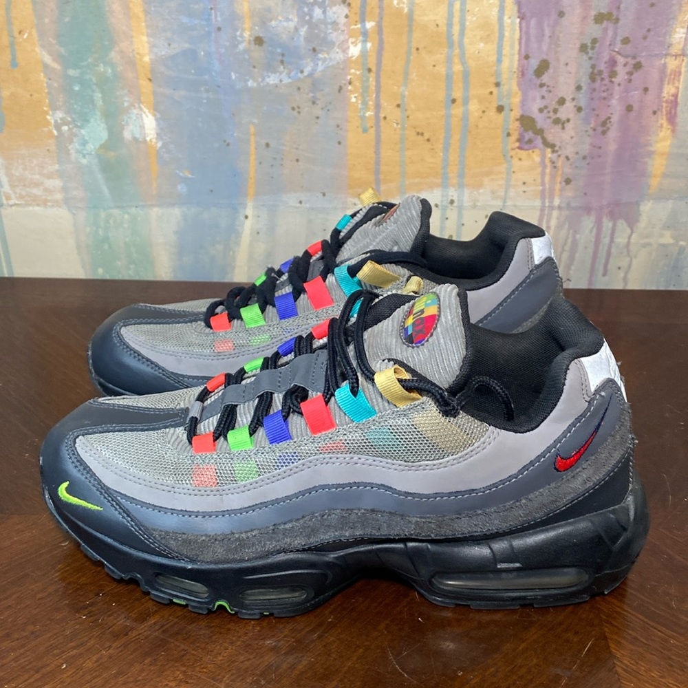 Nike Air Max 95 Se Light Charcoal Vintage TV Mens 9.5 CW6575-001